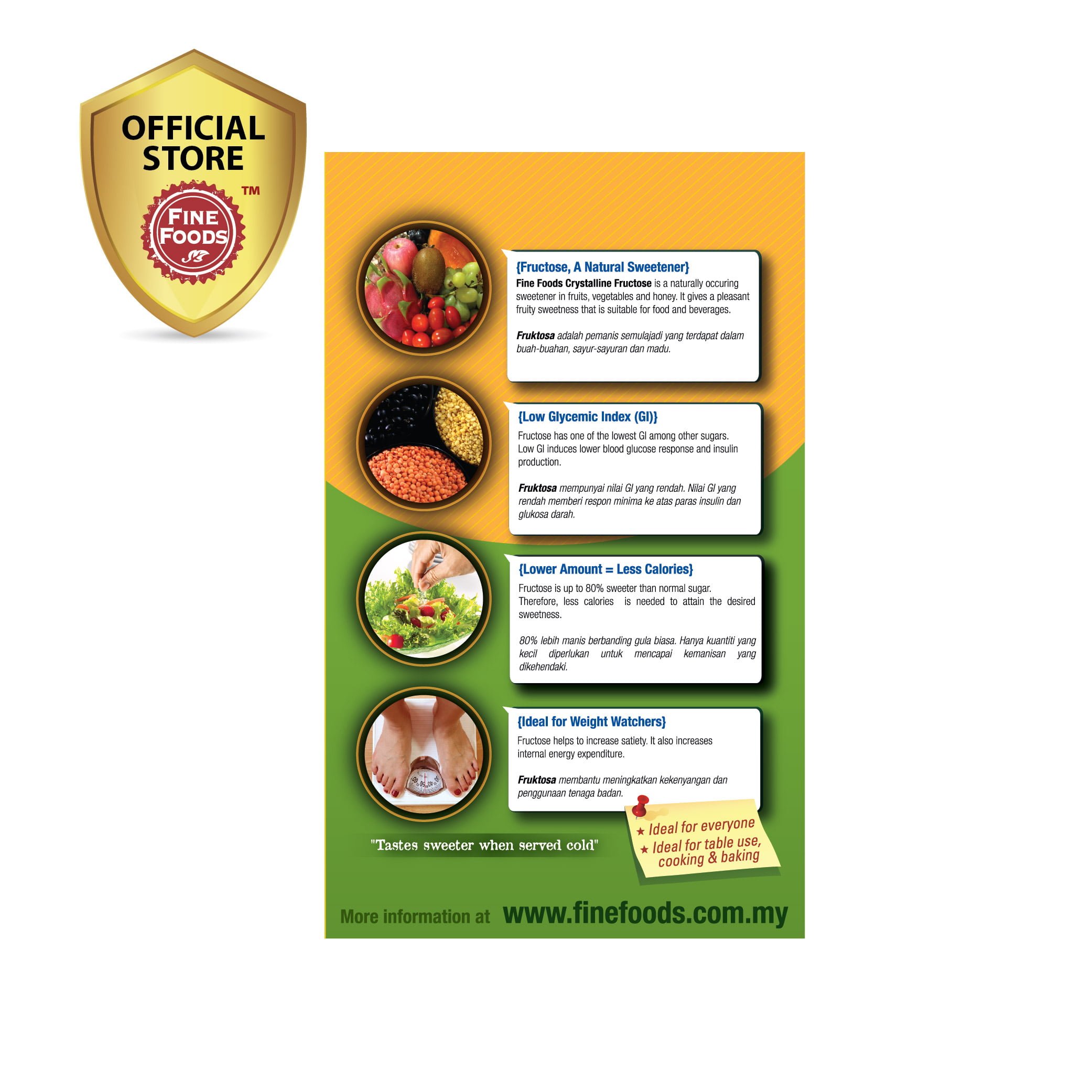 Crystalline Fructose (500g) - Image 2